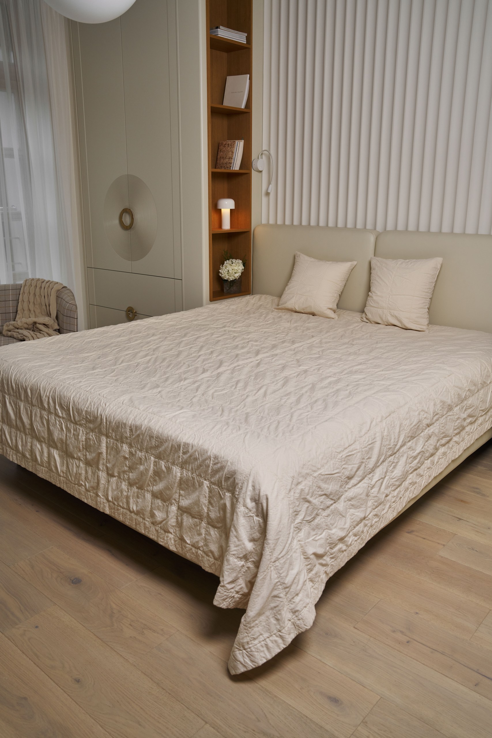 Покрывало "KUBU", экрю