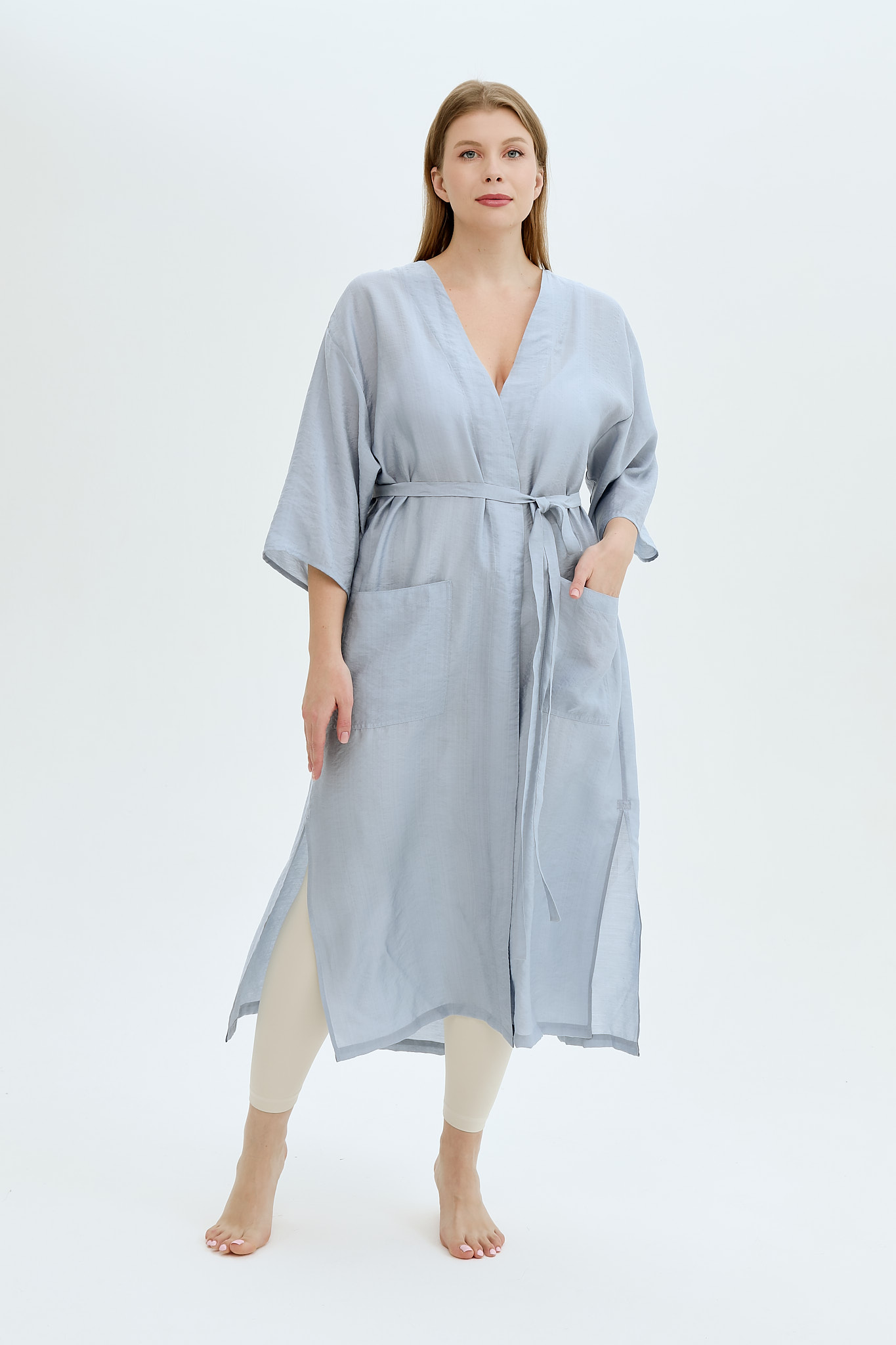 ТУНИКА "LUNA", 90% тенсель, 10%, нейлон, голубой