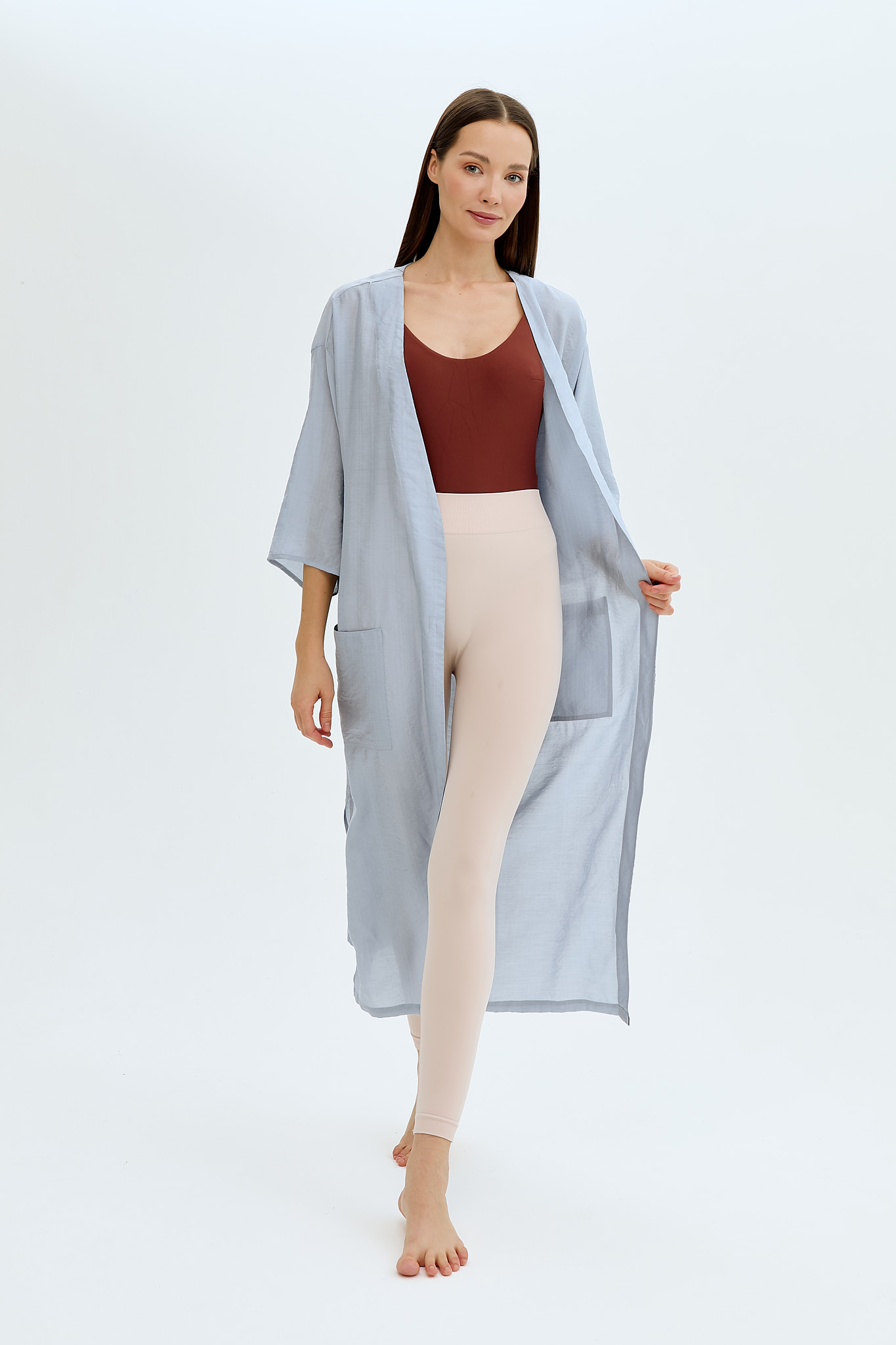 ТУНИКА "LUNA", 90% тенсель, 10%, нейлон, голубой вид 11