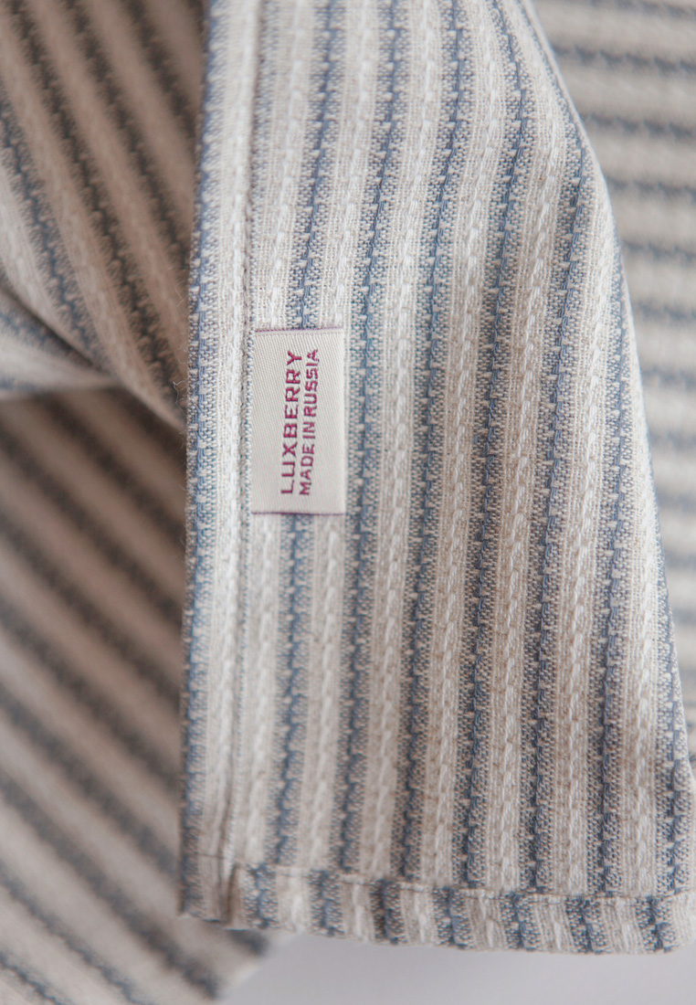 Полотенце "FOODIE KITCHEN TOWEL" , 60% Хлопок, 40 % лён, белый/синий вид 3