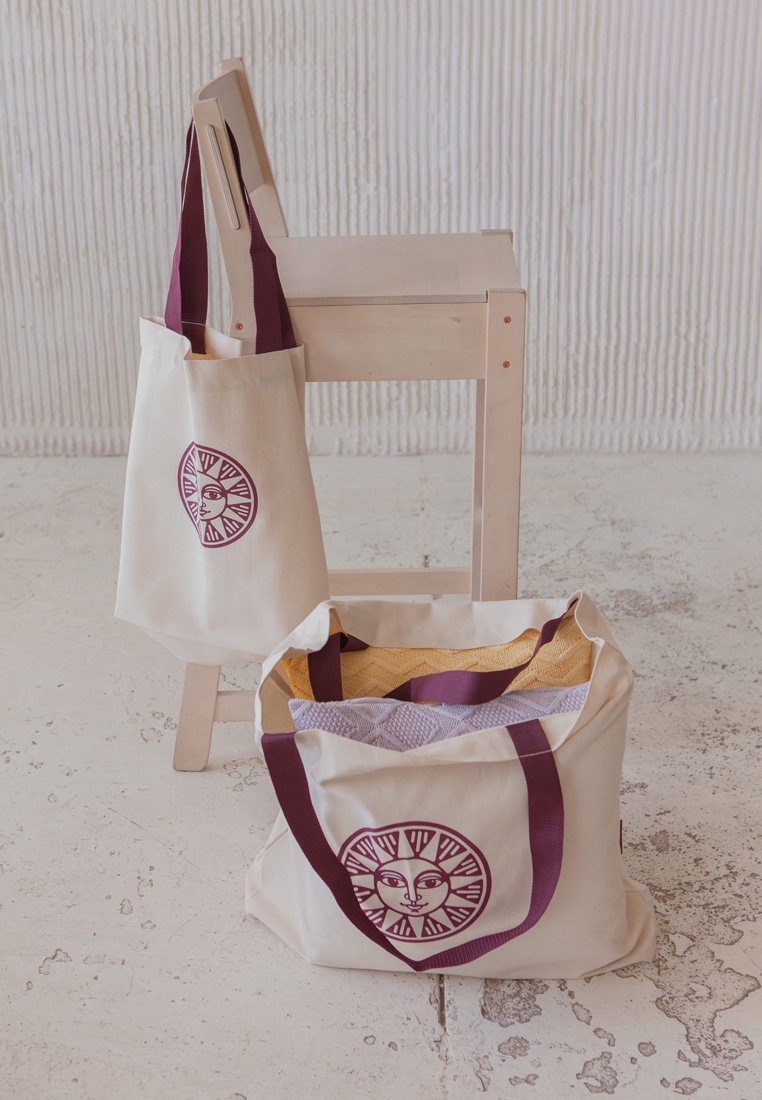 Сумка-шоппер LUXBERRY, 100% хлопок, stone washed вид 3