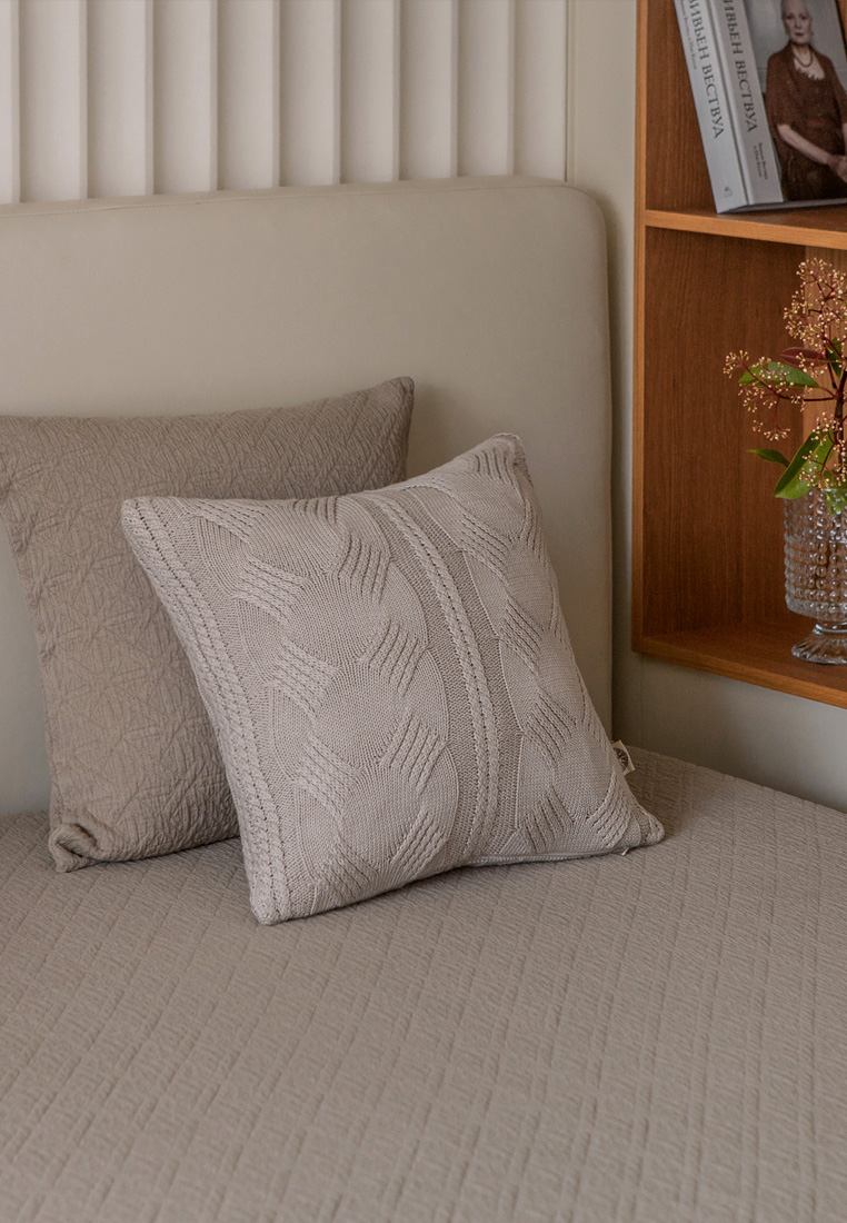 Наволочка  "LUX 64", р-р: 40х40 см, цвет: пудровый вид 5