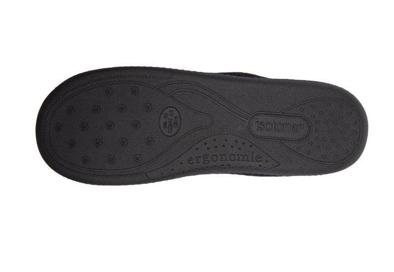98098 Тапочки Эргономичные Велюр Черный/ Noir вид 2