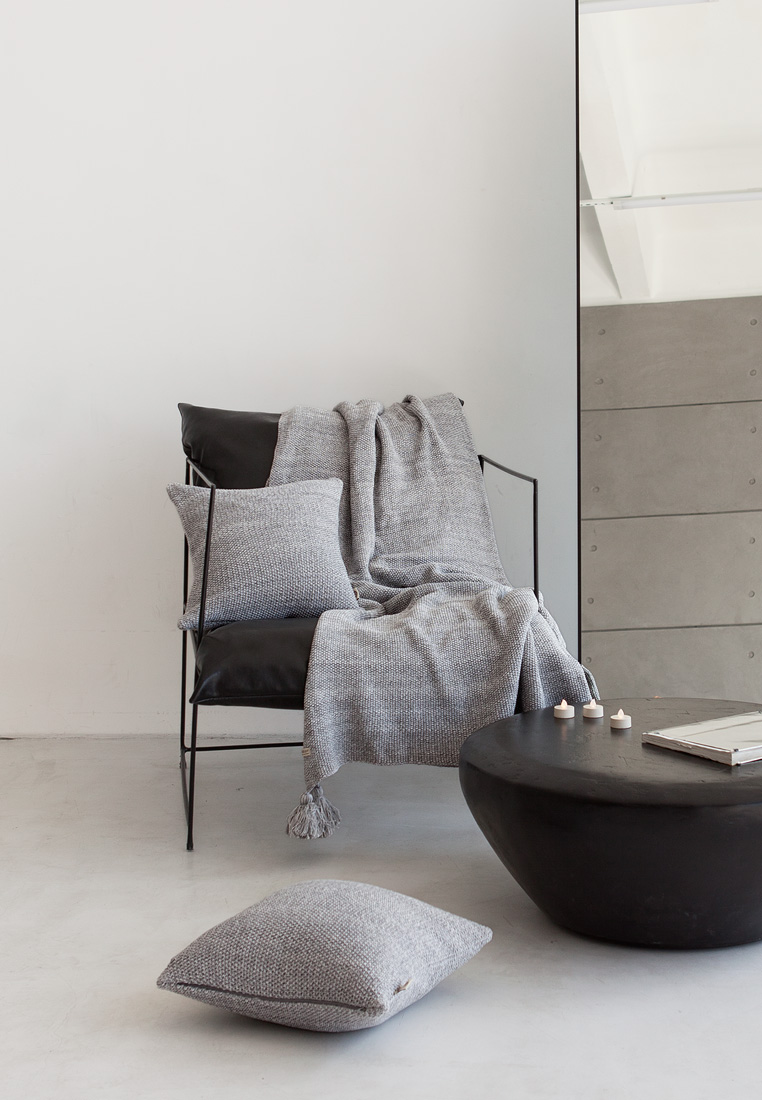 Плед "LUX 65", р-р: 150 х 200см, цвет: серый меланж