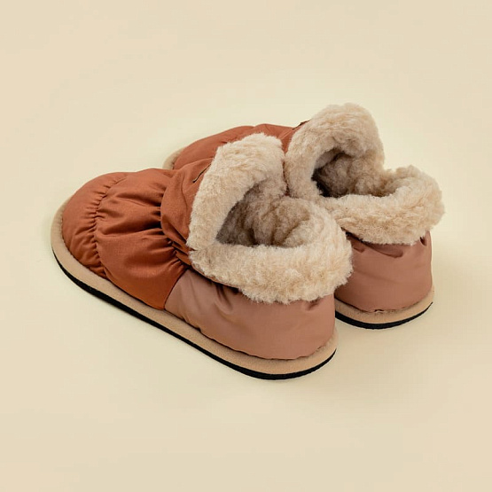 Туфли комнатные Аляска (карамель) вид 3