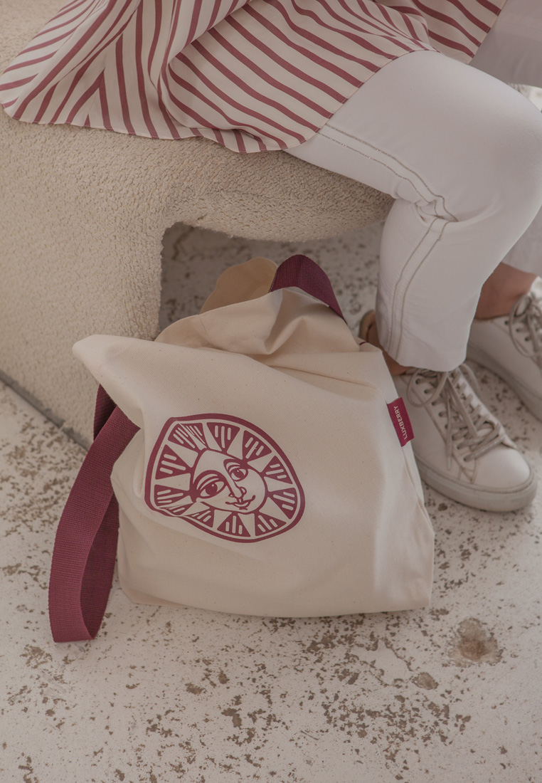 Сумка-шоппер LUXBERRY, 100% хлопок, stone washed вид 10