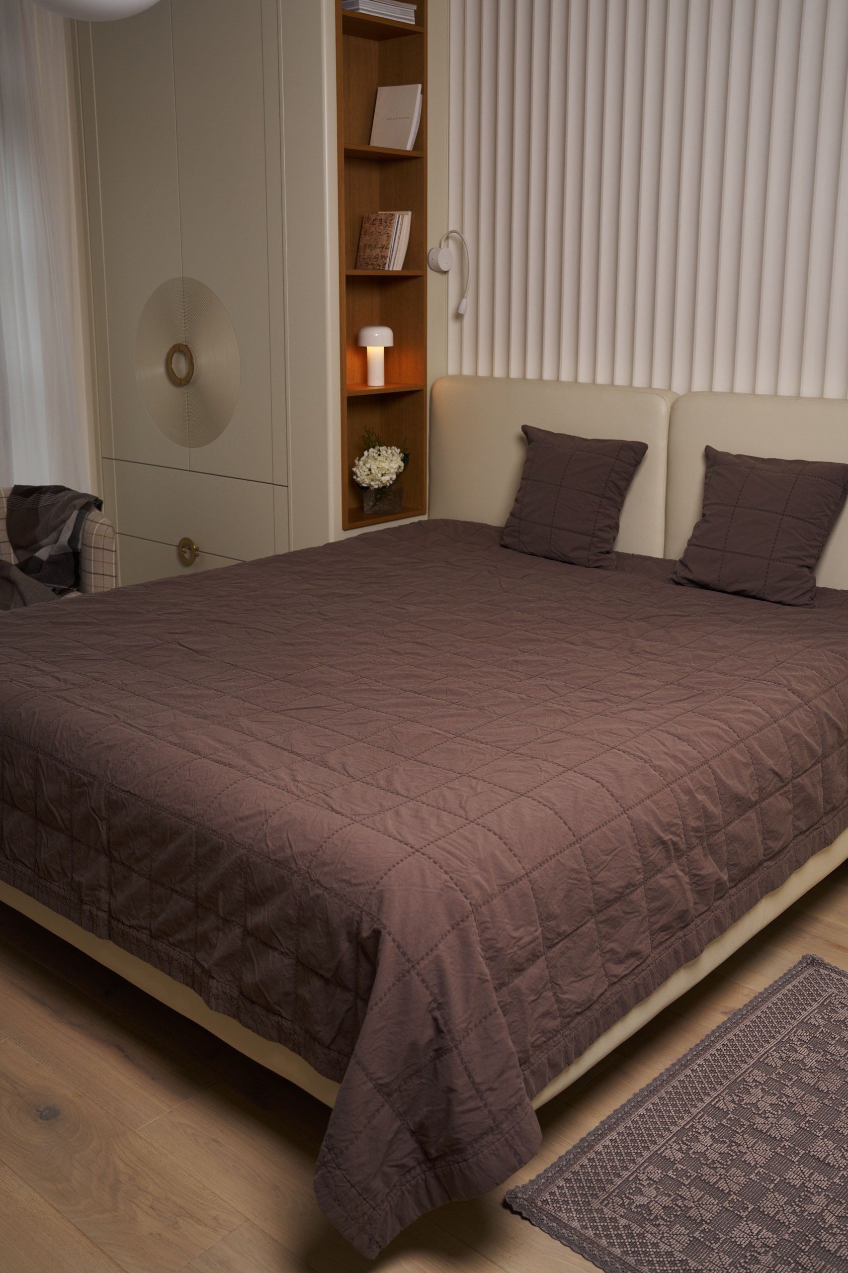 Покрывало "KUBU", шоколадный