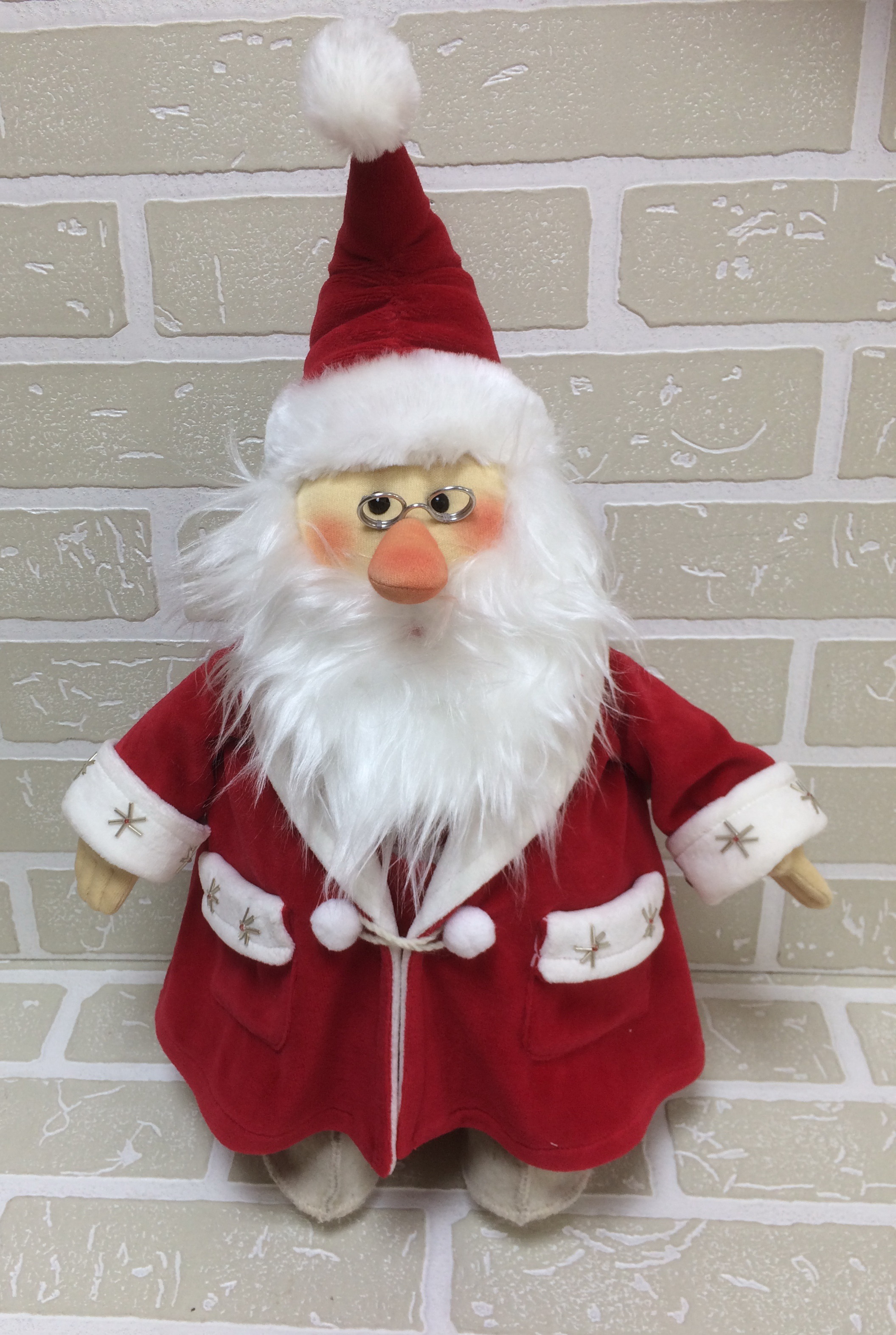 Дед в халате (48*33)  Авторская игрушка для интерьера