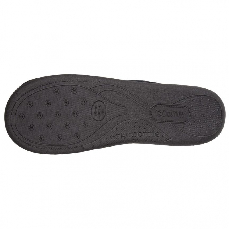 98006 Тапочки Эрго на резине  Черный/Noir вид 4