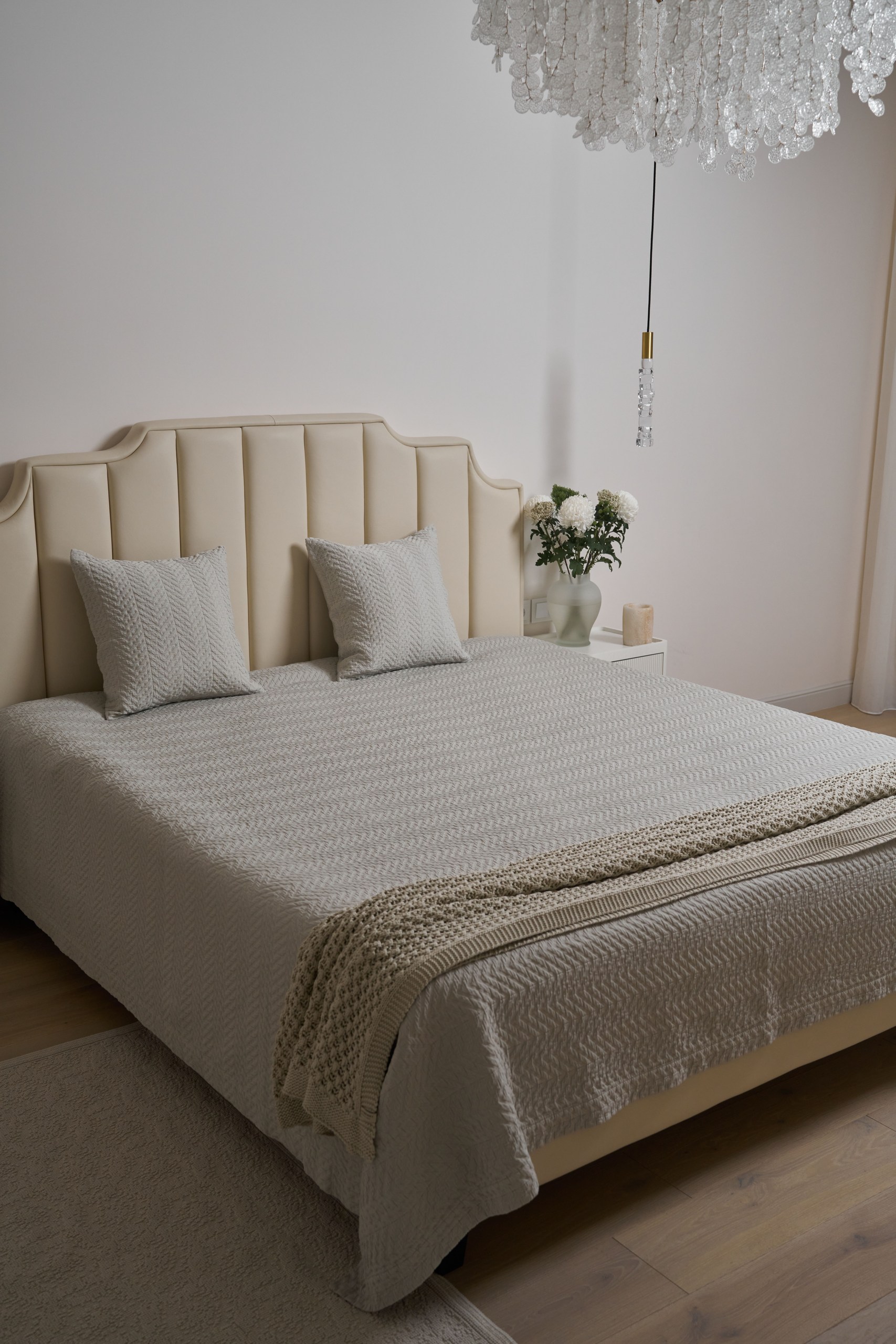 Покрывало "ZIGGY", серо-фисташковый