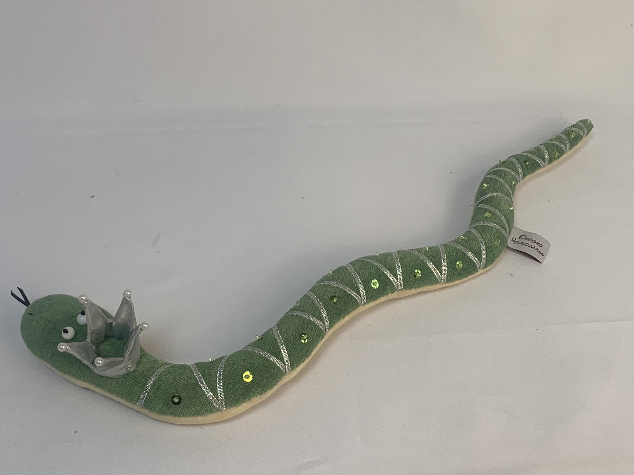 Змейка (7*46) Авторская игрушка для интерьера вид 5