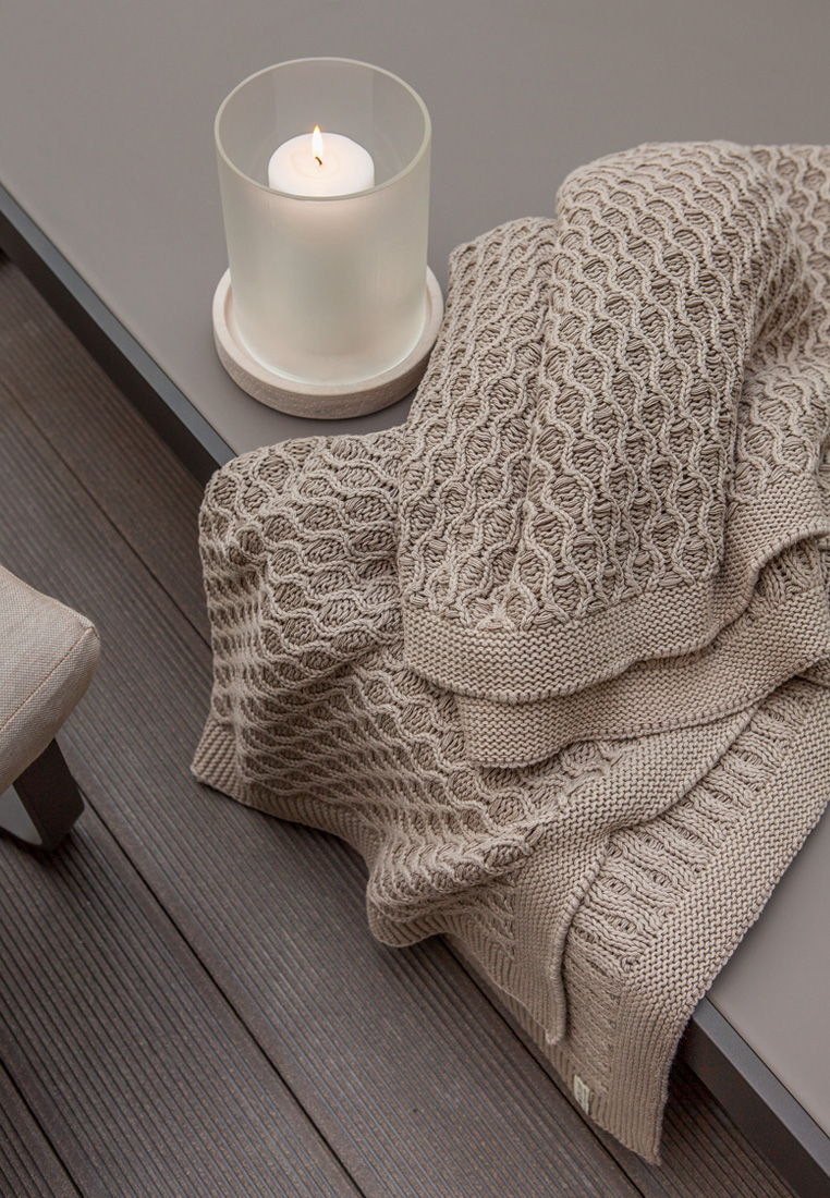 Плед "LUX 62", р-р: 150 х 200см, цвет: бежевый вид 3