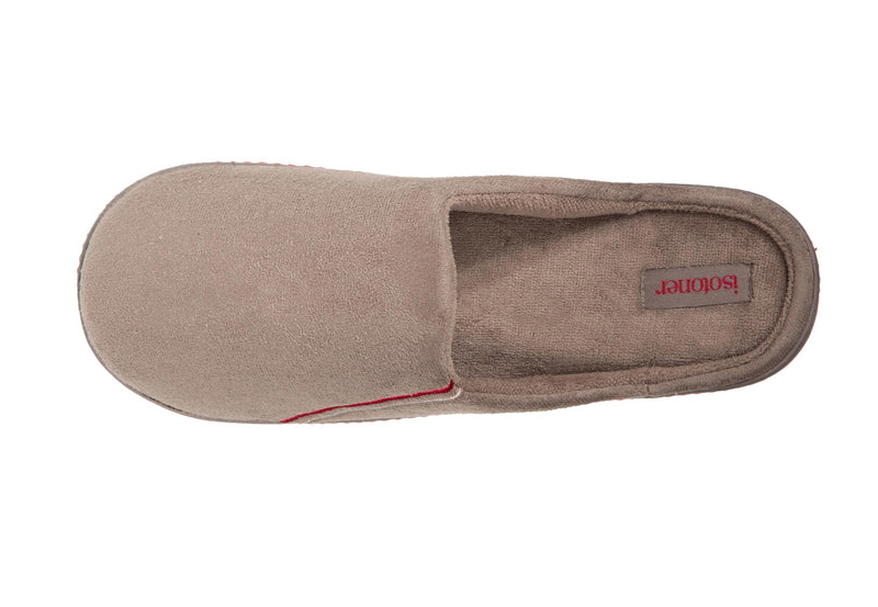 98098 Тапочки Эргономичные Велюр Коричневый /Taupe вид 2