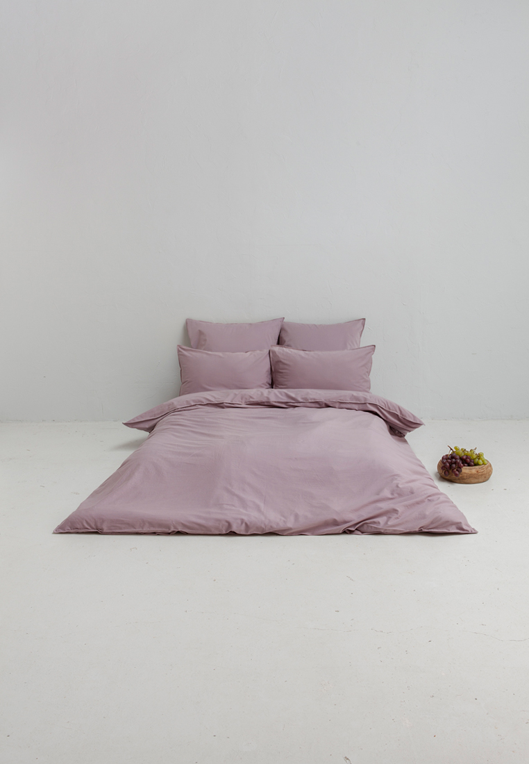 Простыня на резинке в тубусе, хлопок 100% софт сатин, лавандовый(s) вид 2