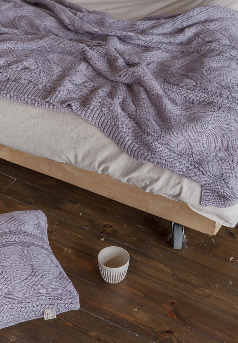 Плед "LUX 64", р-р: 150 х 200см, цвет: цветущая лаванда вид 4