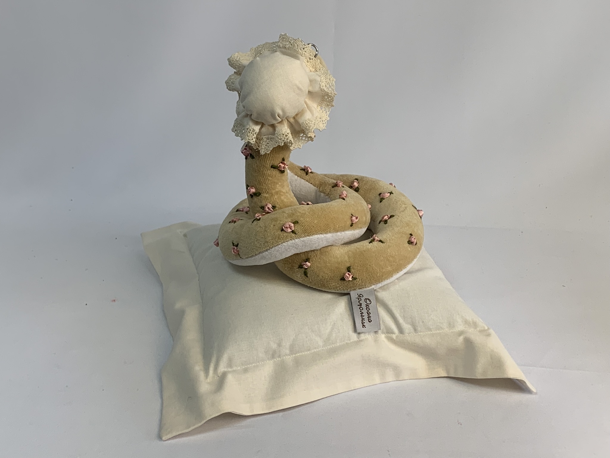 Змея Бабушка Удава (24*25)Авторская игрушка для интерьера вид 2