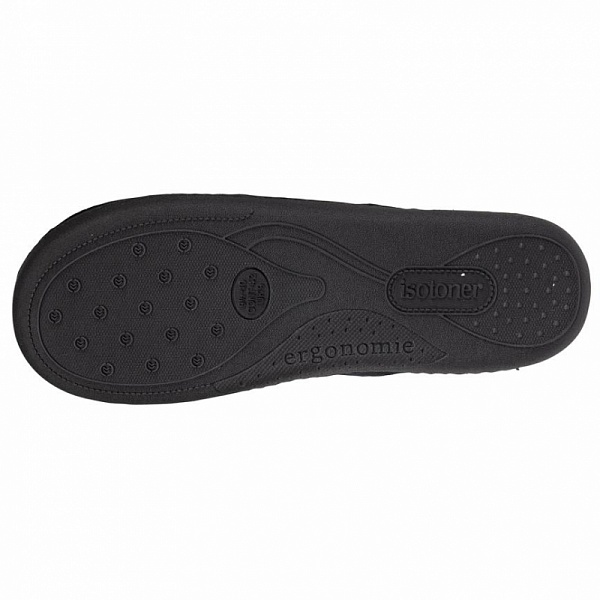 96965 Тапочки Эрго на резине  Черный/Noir вид 3