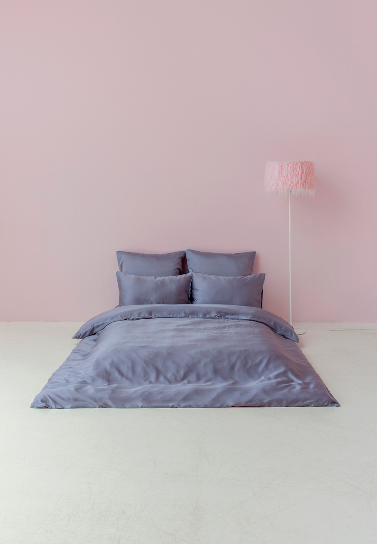 Пододеяльник "ТЕНСЕЛЬ", эвкалиптовое волокно, холодная лаванда/лазурный вид 2