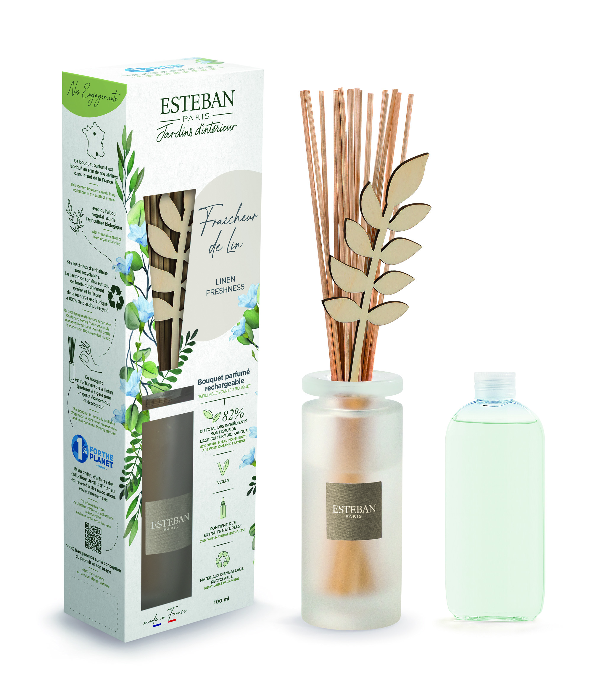 Аромадиффузор Свежесть льна 100мл