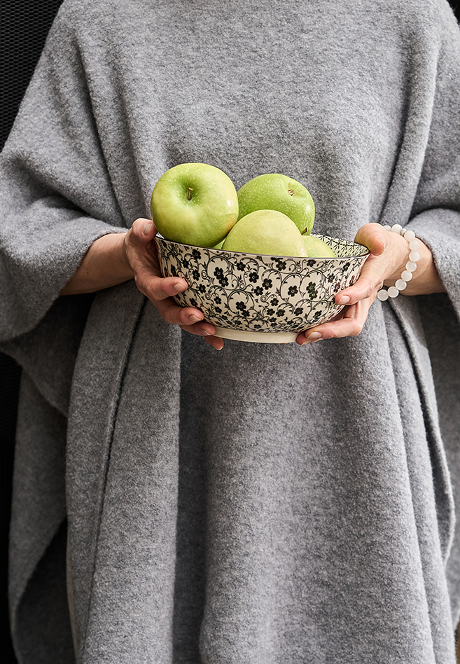 ПОНЧО, 77% шерсть мериноса, 22%, полиамид, 1% лайкра, серый вид 5