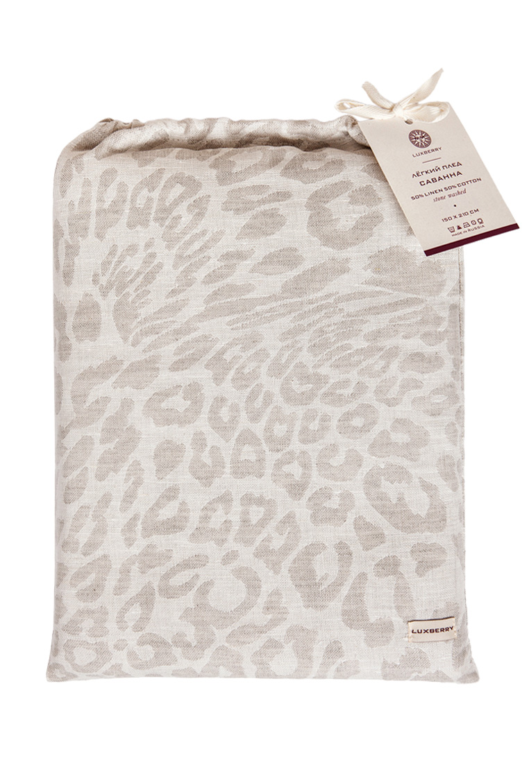 Плед "САВАННА", р-р: 150х210 см, натуральный, Россия вид 2