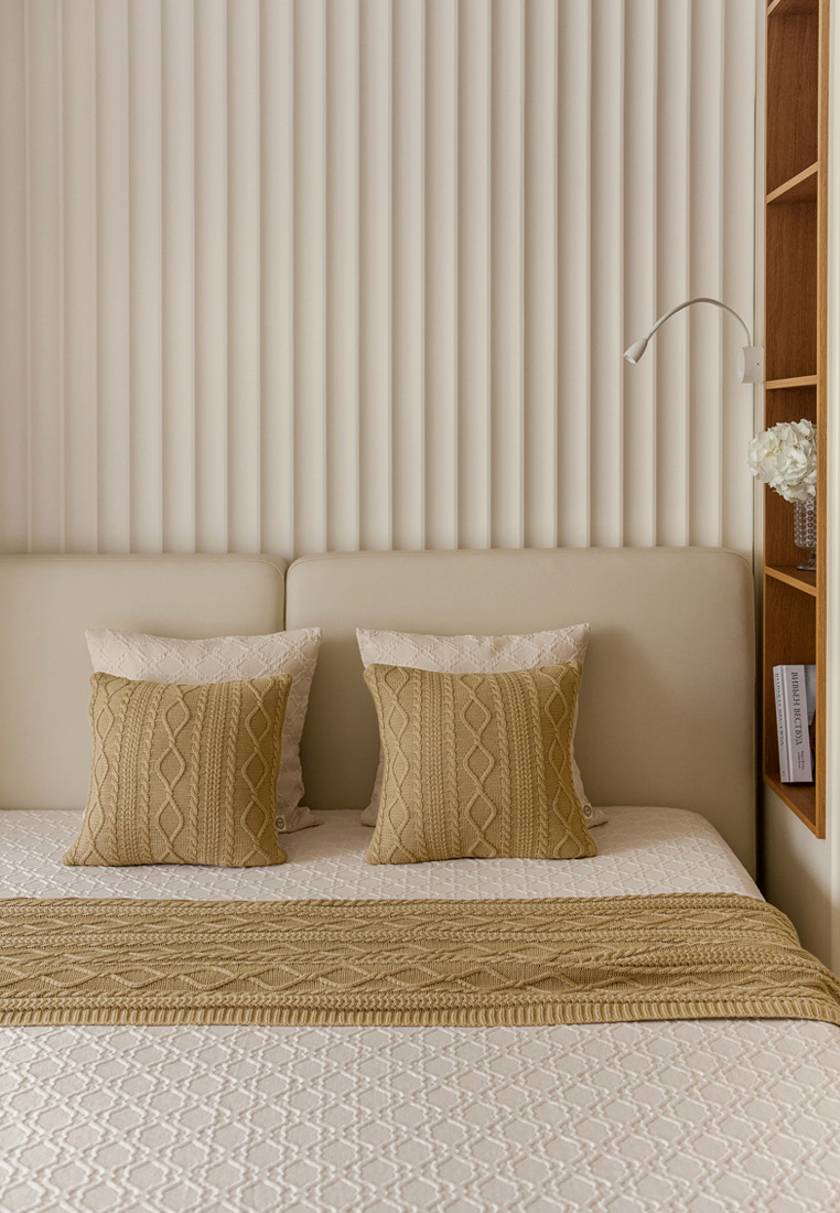 Наволочка  "LUX 67", р-р: 40х40 см, цвет: золотой песок вид 5