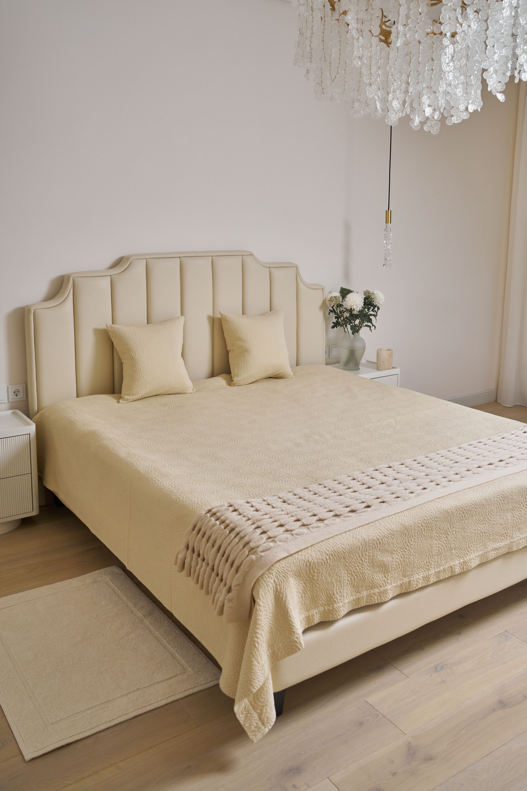 Покрывало "SOLAR", сливочный