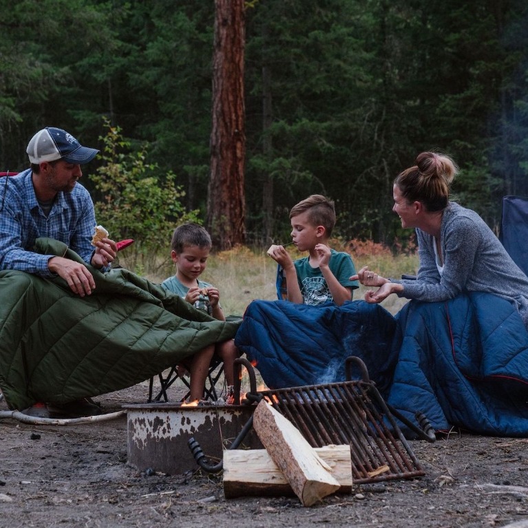 Плед для пикников и путешествий, цвет- бирюзовый вид 4