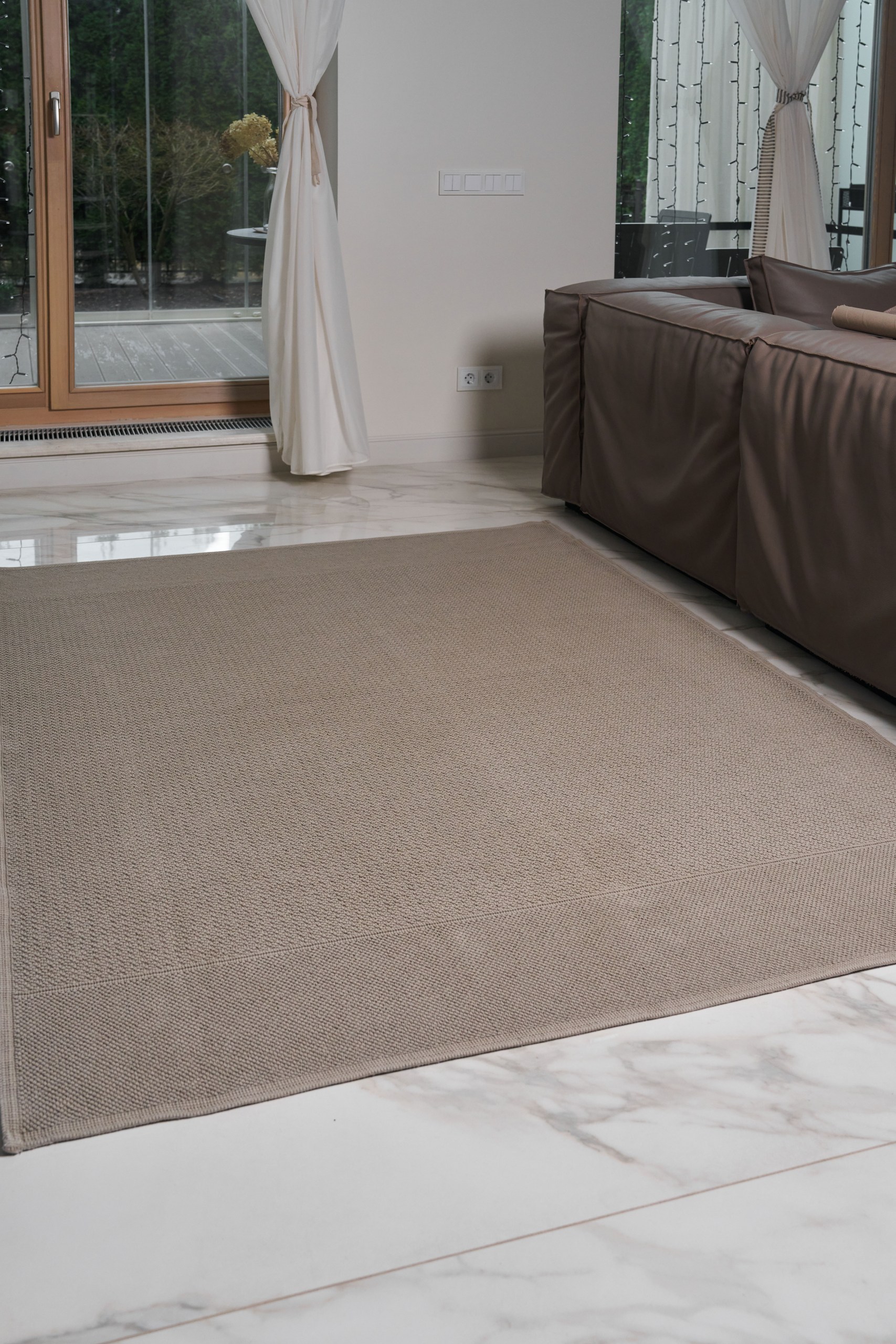 Ковёр "NUBO", р-р 150х200 см, тауп, хлопок 100%