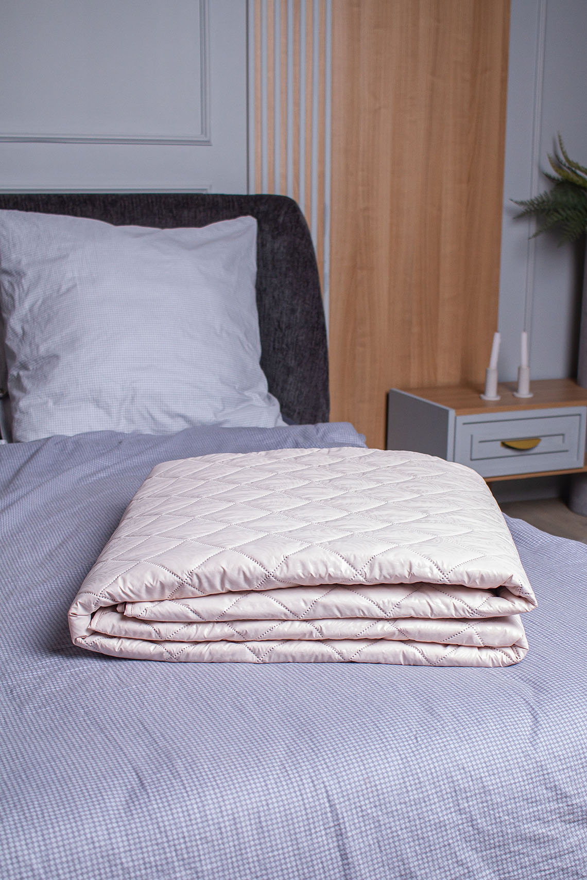 Покрывало двустороннее (100% полиэстер, цвет: шоколадный/бежевый) вид 4