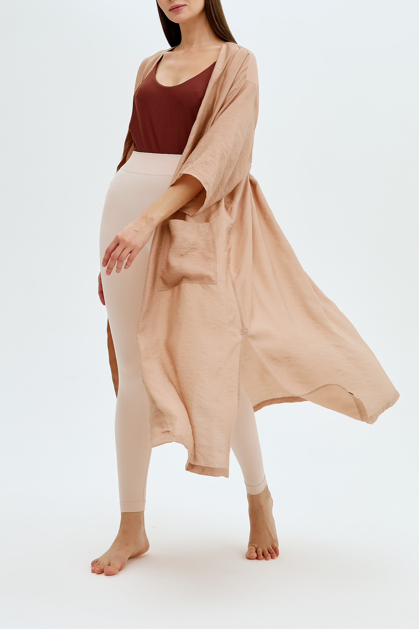 ТУНИКА "LUNA", 90% тенсель, 10%, нейлон, бежевый вид 10