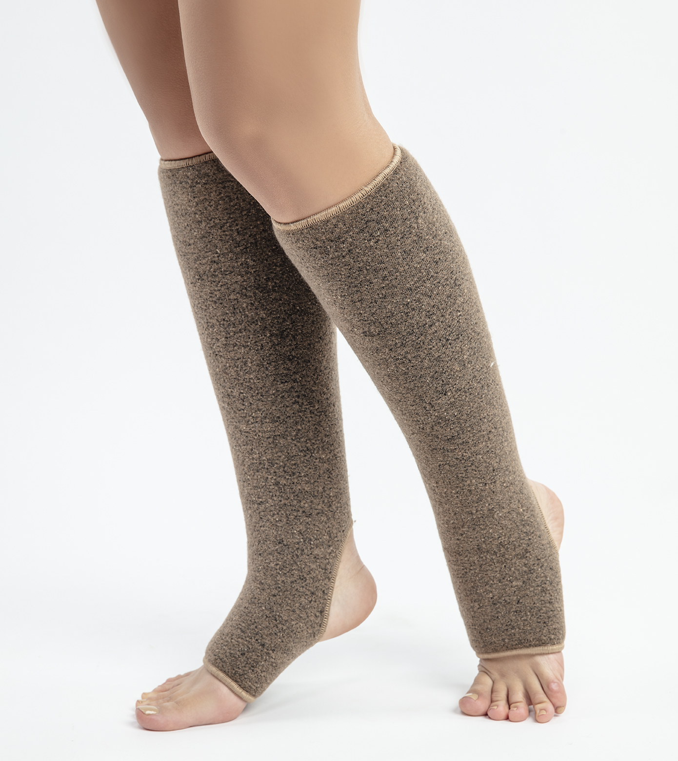 Гетры меховые стрейч, верблюд