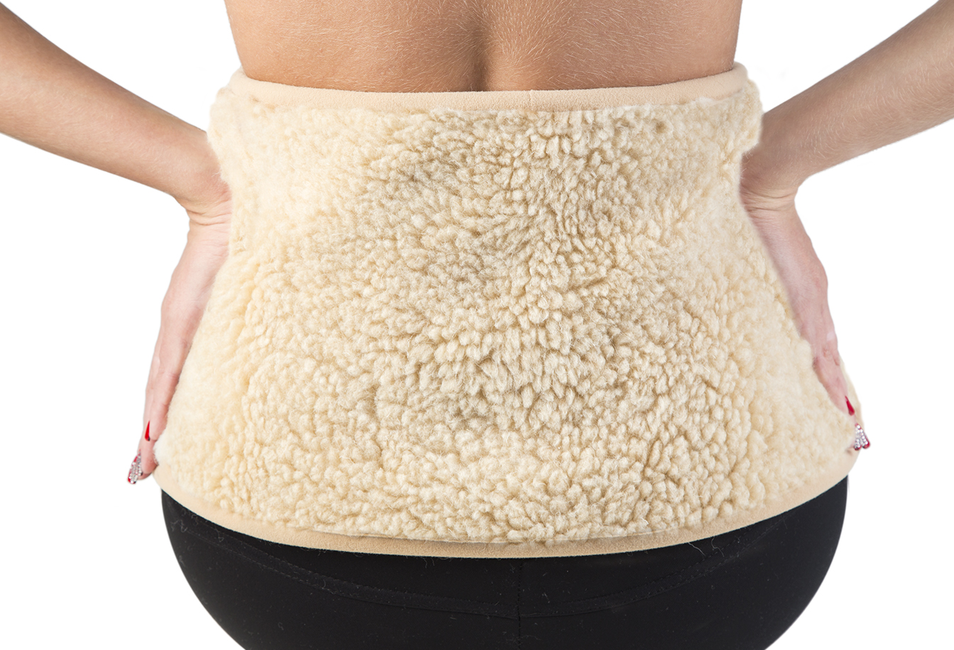 Пояс радикулитный (двойной бежевый)