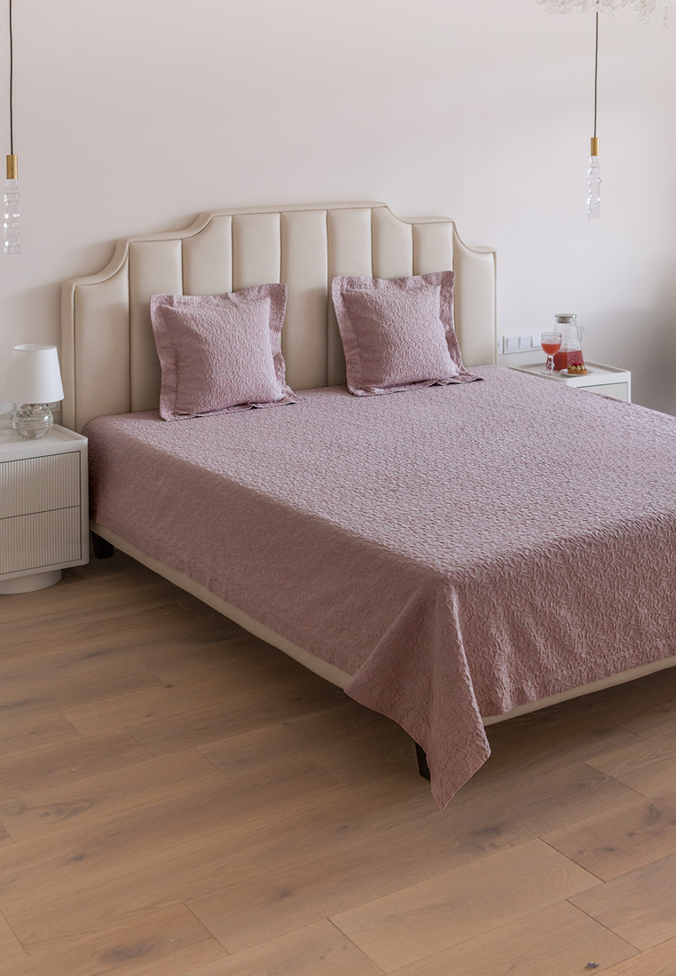 Покрывало "SAKURA", дымчато-розовый