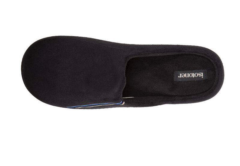 98098 Тапочки Эргономичные Велюр Черный/ Noir вид 3