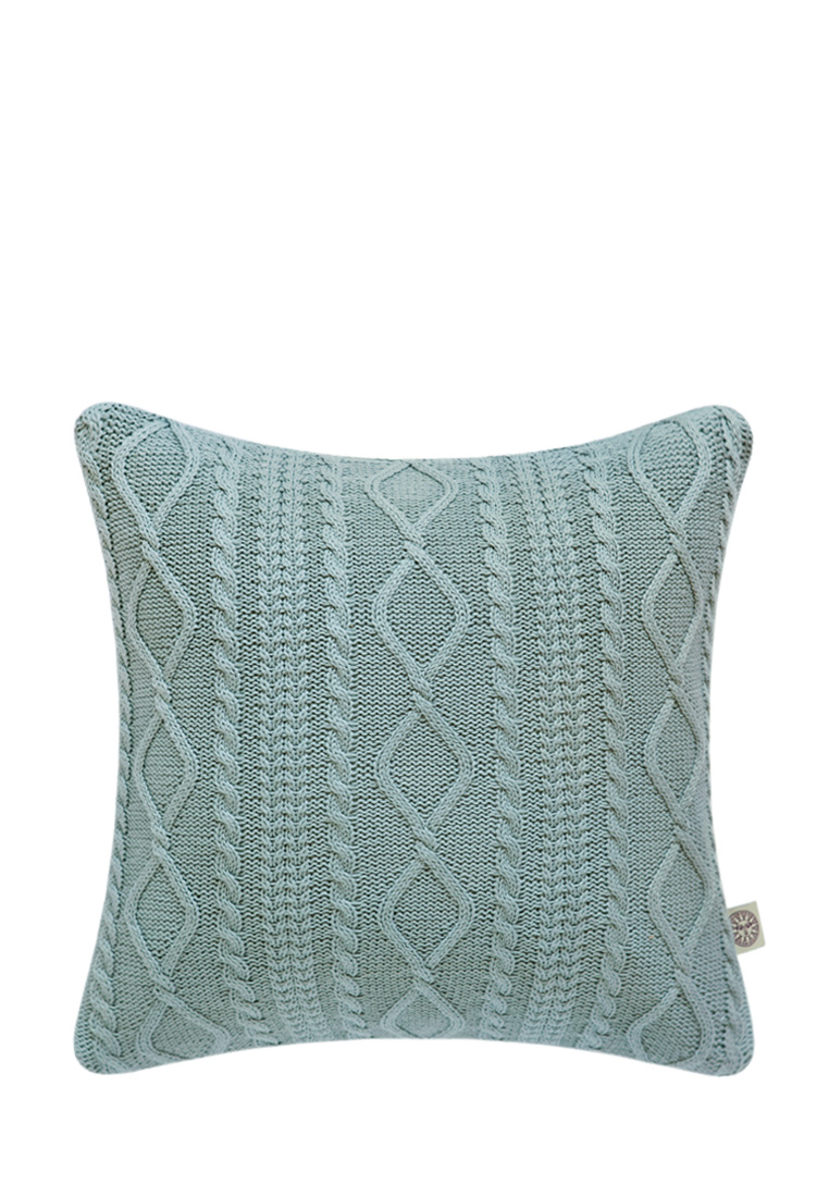 Наволочка  "LUX 67", р-р: 40х40 см, цвет: серо-зелёный вид 2