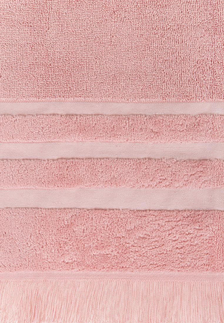 Комплект "ISLAND" из 3 полотенец, р-р: (30x50,50х100,70х140)см, цвет: коралловый вид 2