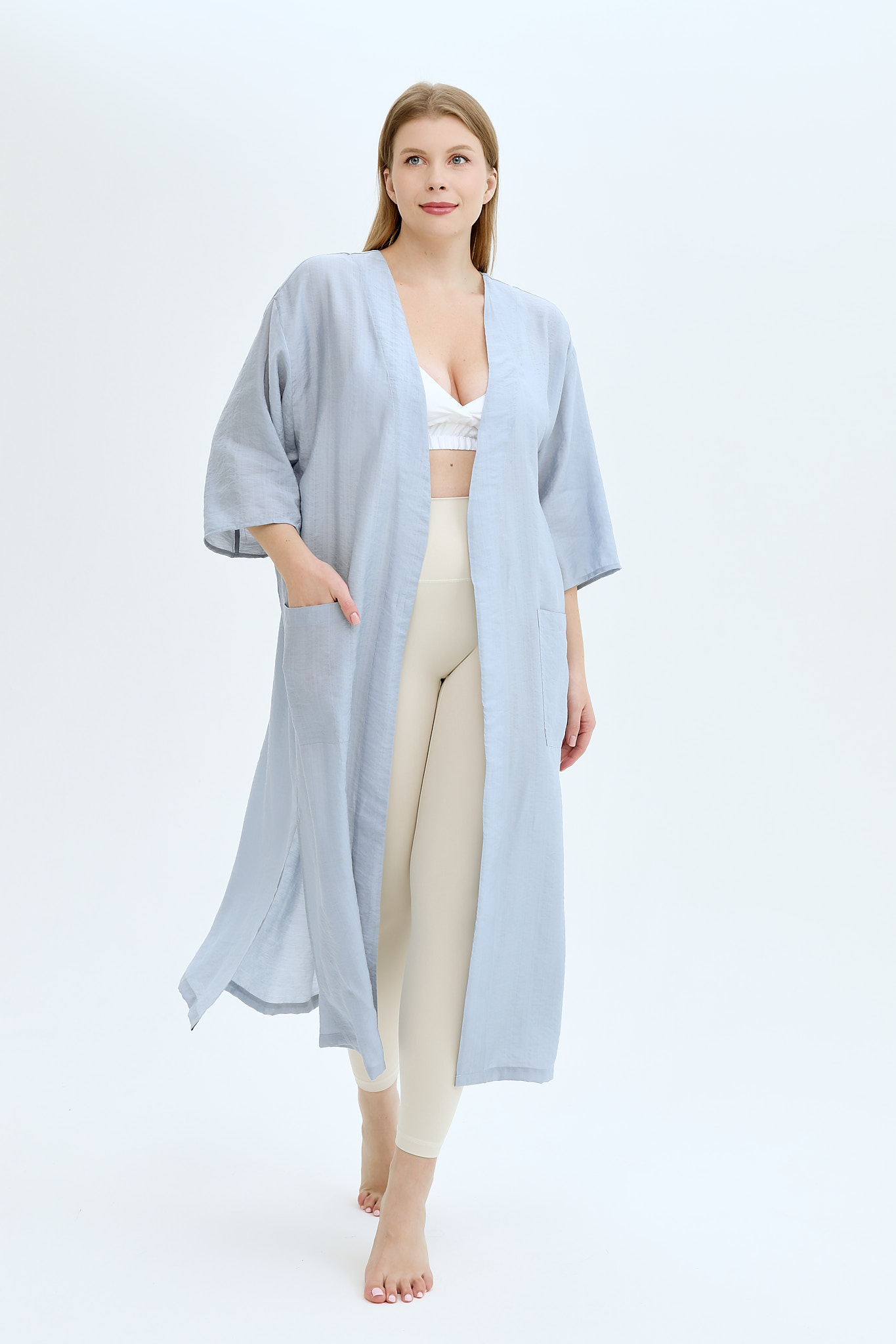 ТУНИКА "LUNA", 90% тенсель, 10%, нейлон, голубой вид 8