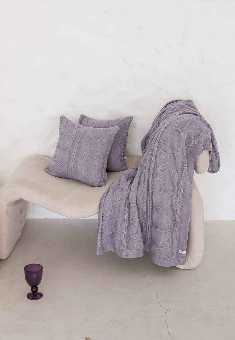 Наволочка  "LUX 64", р-р: 40х40 см, цвет: цветущая лаванда