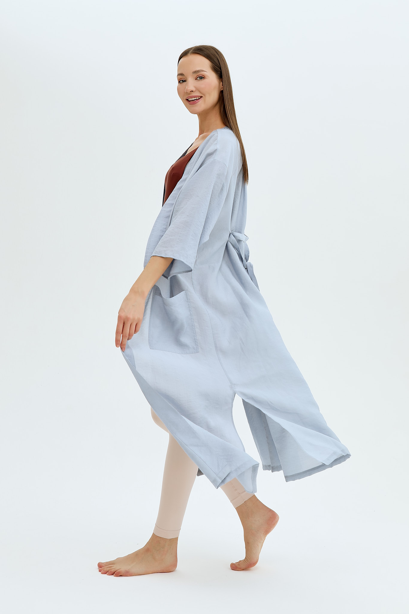 ТУНИКА "LUNA", 90% тенсель, 10%, нейлон, голубой вид 12