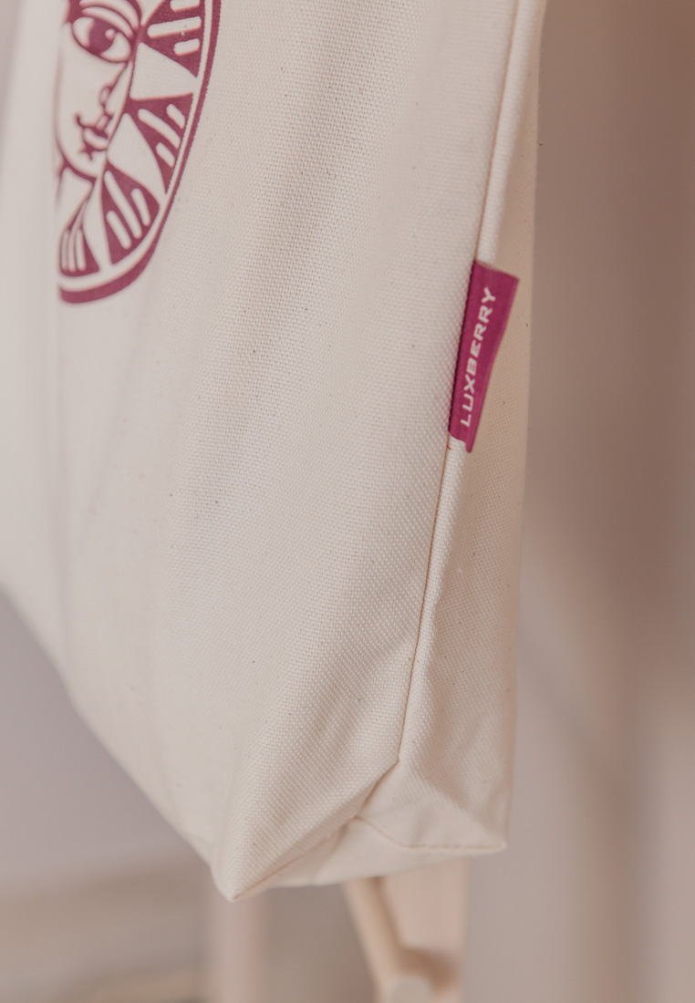 Сумка-шоппер LUXBERRY, 100% хлопок, stone washed вид 5