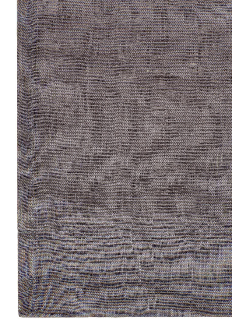 Штора со складками на петлях "МИСТРАЛЬ", р-р:140х295 см, 100% Лён, серая пейна вид 6