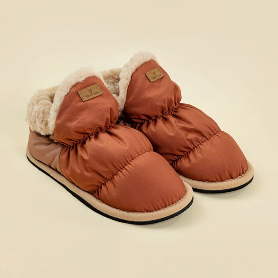 Туфли комнатные Аляска (карамель) вид 2