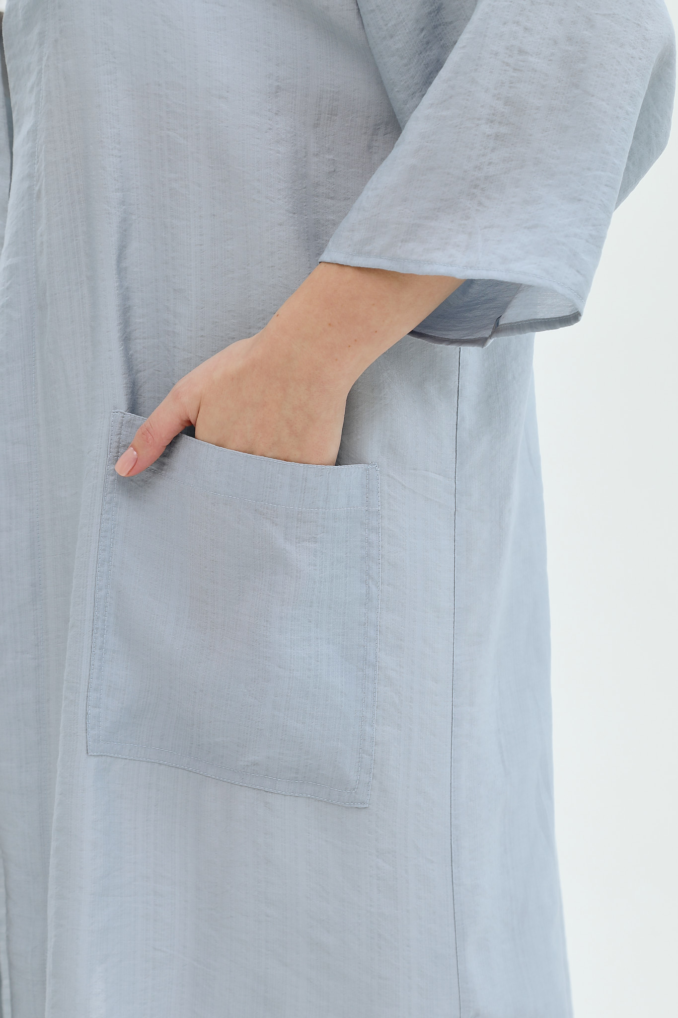 ТУНИКА "LUNA", 90% тенсель, 10%, нейлон, голубой вид 4