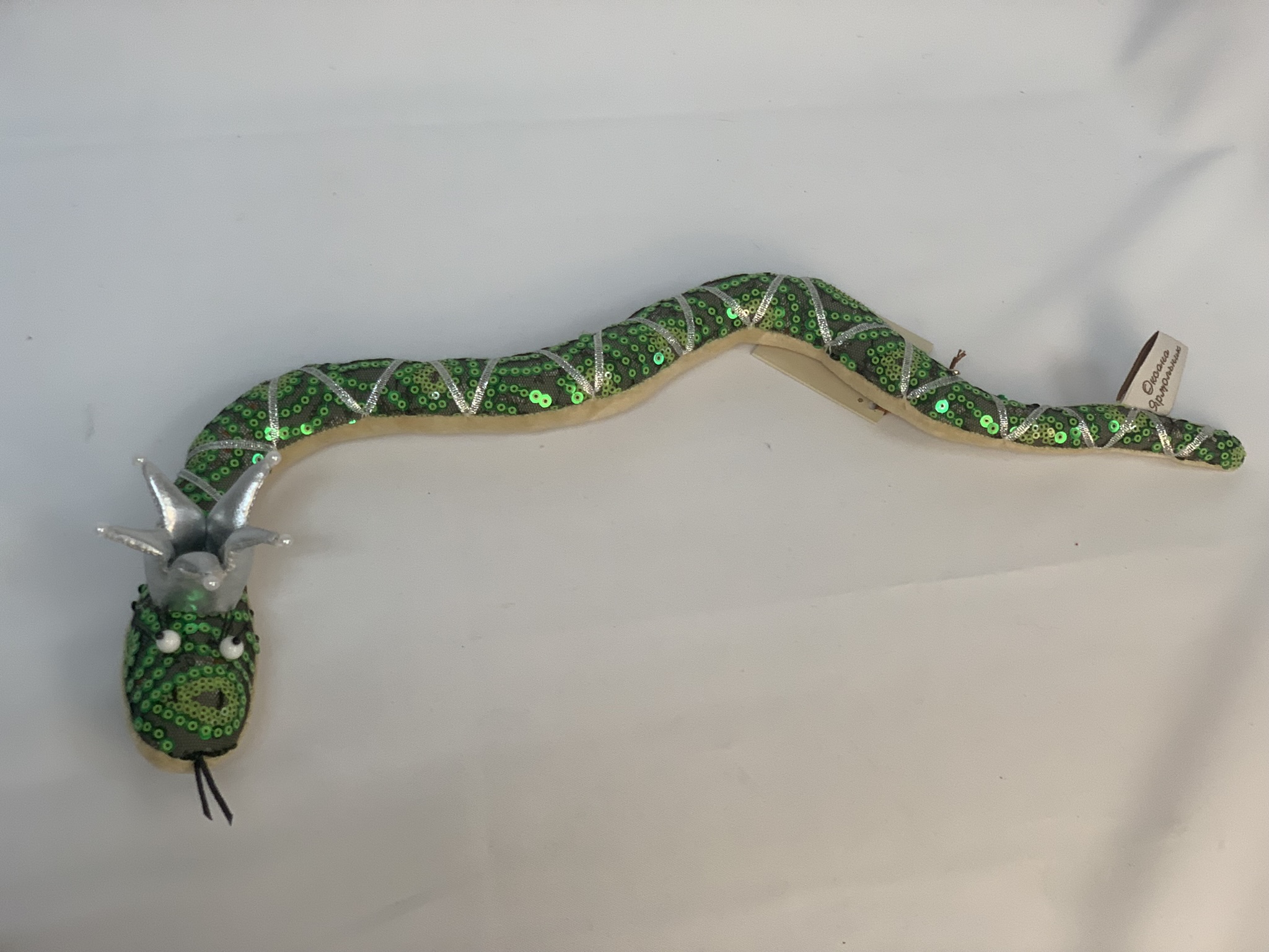 Змейка (7*46) Авторская игрушка для интерьера вид 4