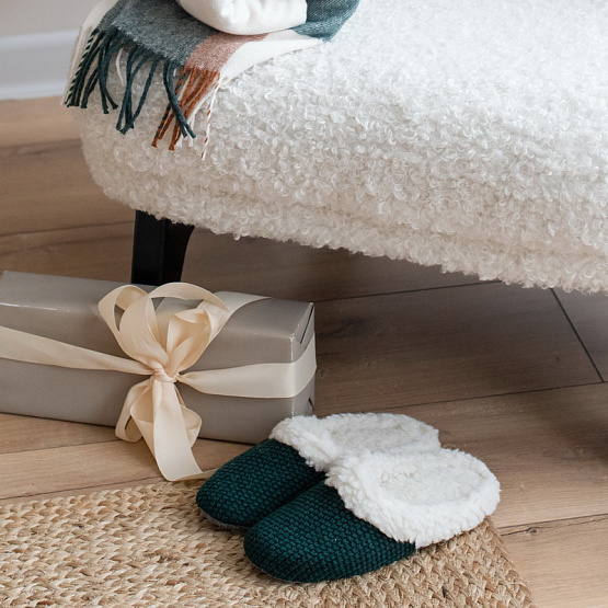 Туфли комнатные Инка (зеленый) вид 5