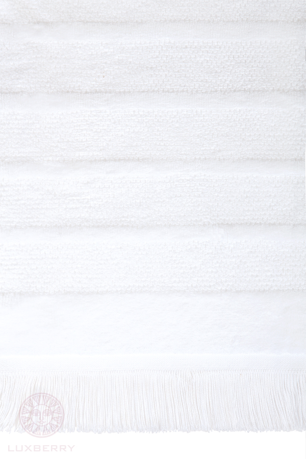 Комплект "MOUSSE" из 3 полотенец, р-р: (30x50,50х100,70х140)см, цвет: кокосовый вид 2