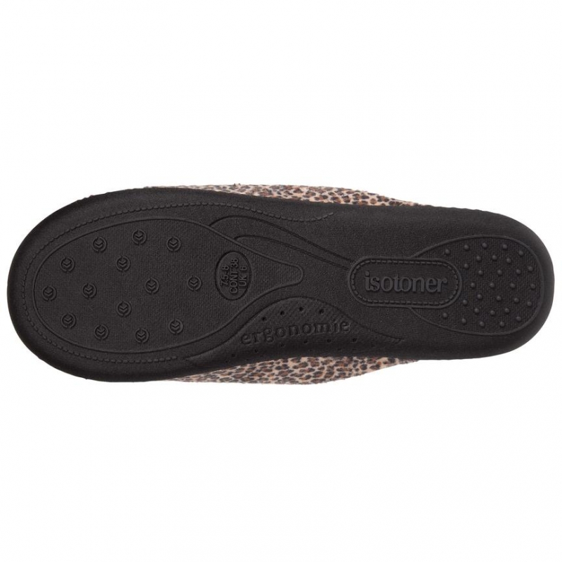 93872 Тапочки Эрго на резине  Леопард/Leopard вид 4