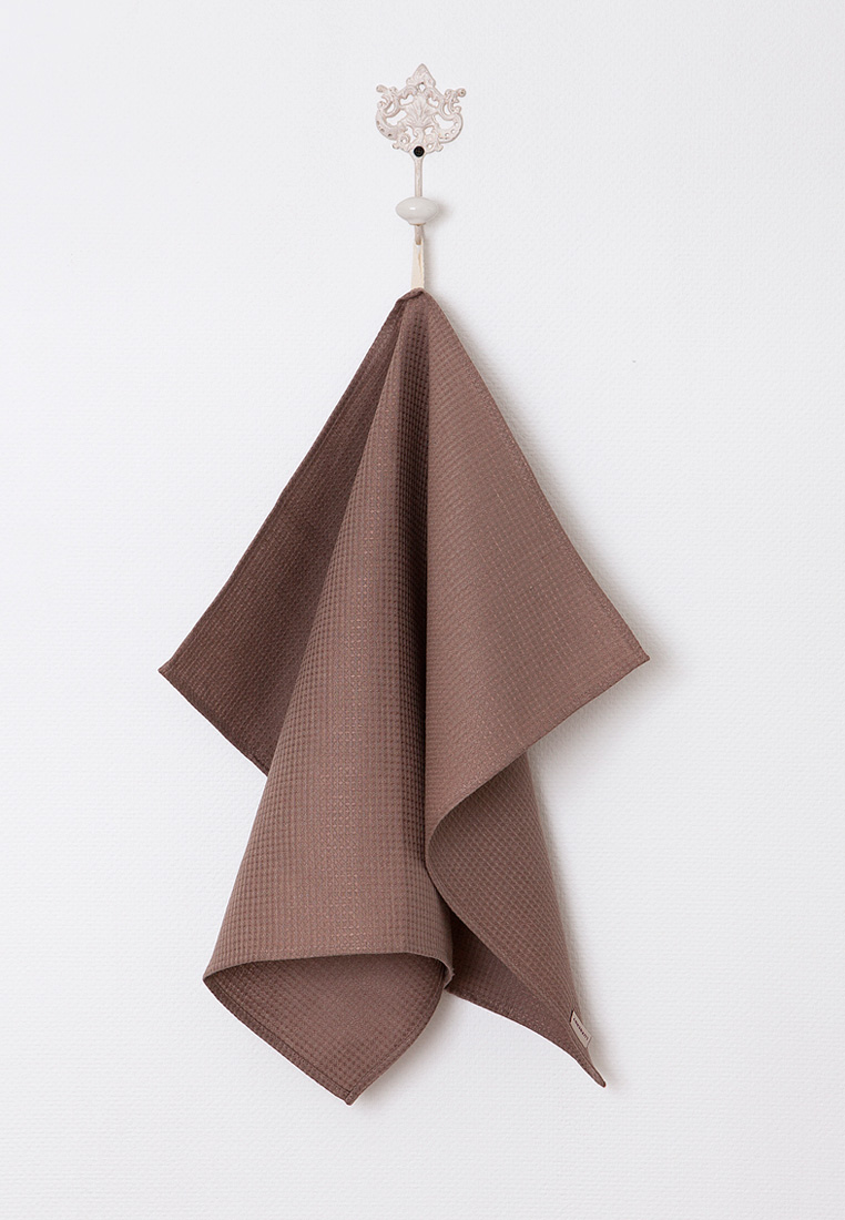 Комплект из 2-х полотенец "KITCHEN LINE" р-р: 2 х(45x70см), цвет: ягодный/шоколадный вид 3