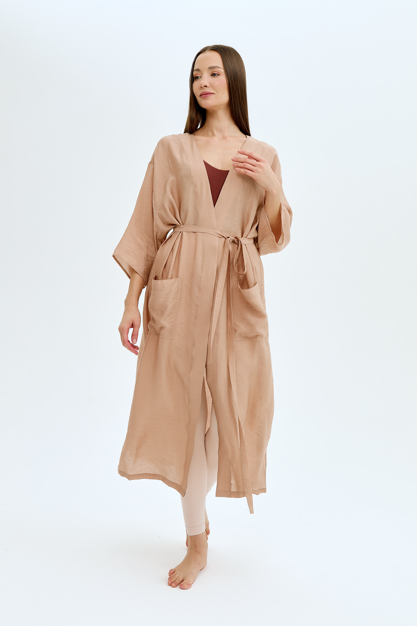 ТУНИКА "LUNA", 90% тенсель, 10%, нейлон, бежевый